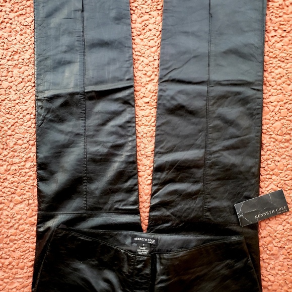 NWT Sz 4 Kenneth Cole womens leatherpants - Picture 1 of 4